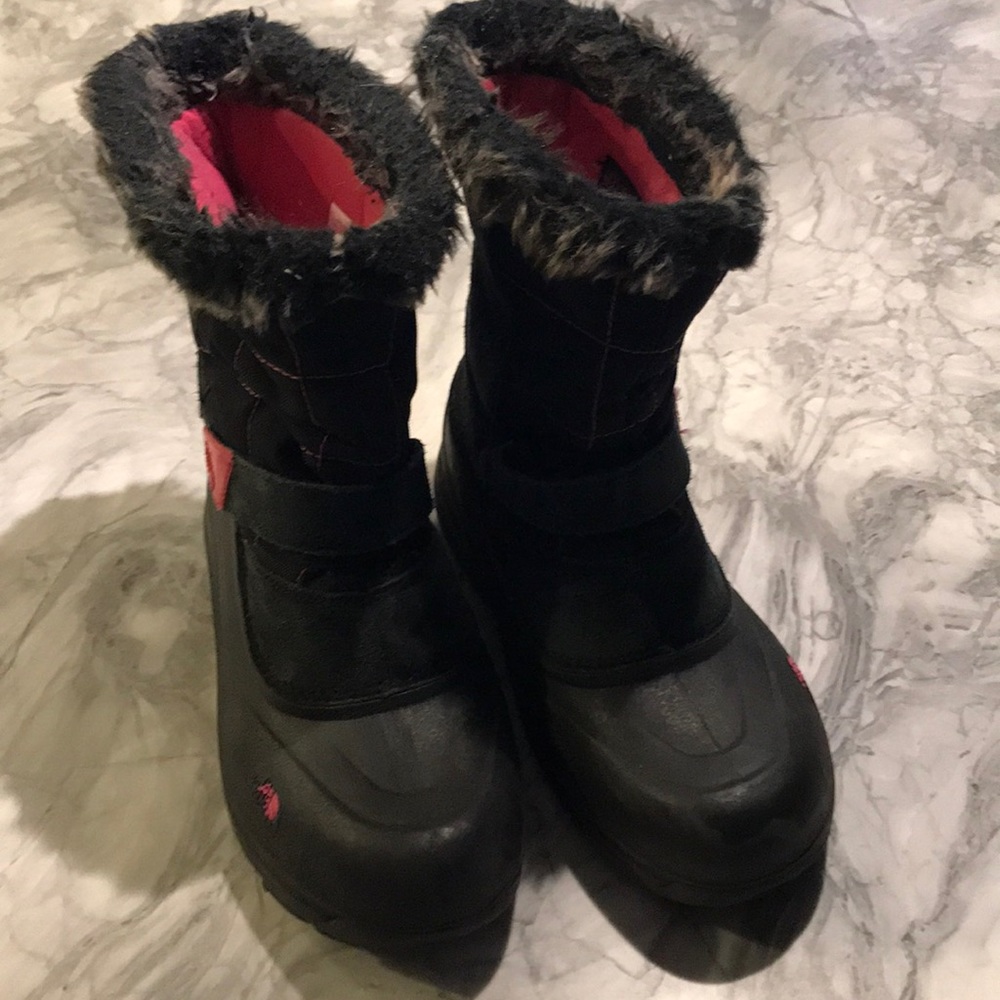 North face winter snow boots